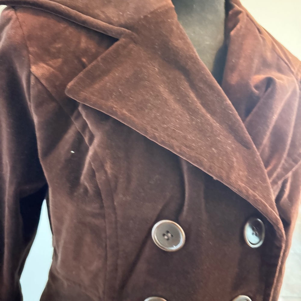 The Territory Ahead Rich Brown Trench Coat - Picture 2 of 6